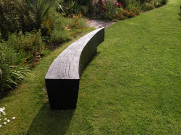 Curved bench 2M long